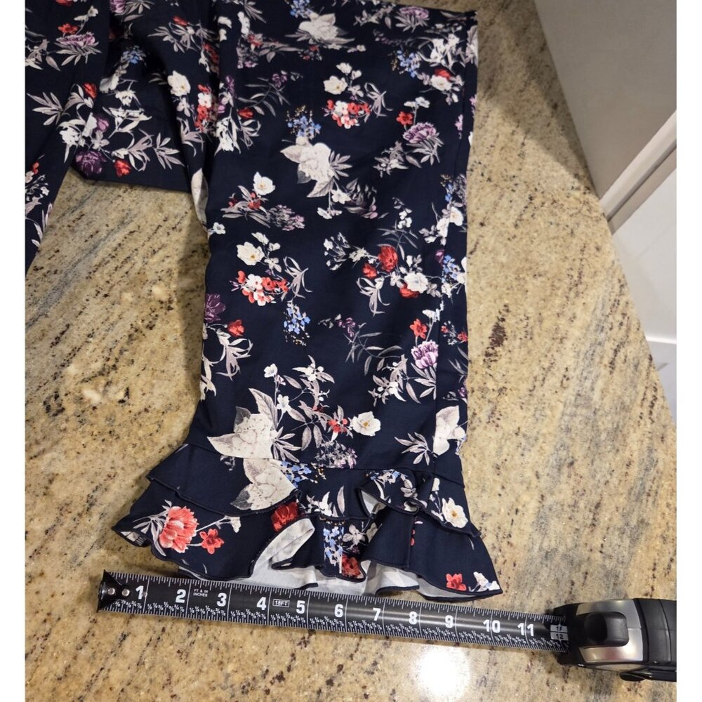 Lane Bryant Women Sz 20W The Allie Capri Floral Print Ruffle Hem 40x24" - Picture 6 of 15